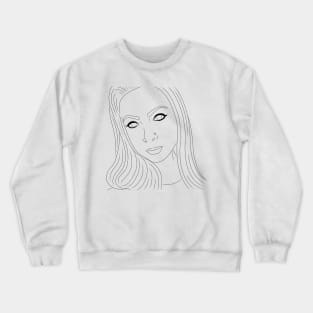 cool girl Crewneck Sweatshirt